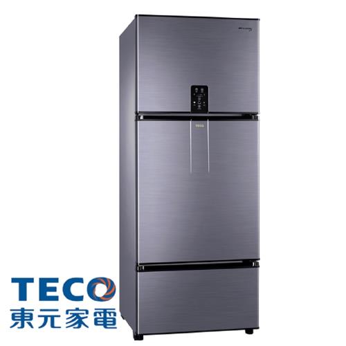 TECO東元610公升一級能效變頻三門冰箱(鈦空灰)R6181VXHS