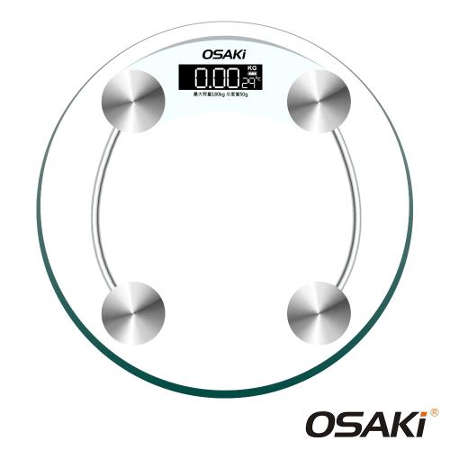 OSAKI圓形玻璃液晶體重計(OS-ST602)