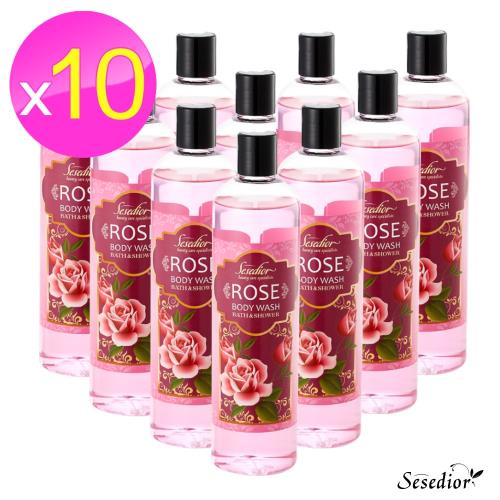 Sesedior玫瑰淨白保濕沐浴凝膠10瓶