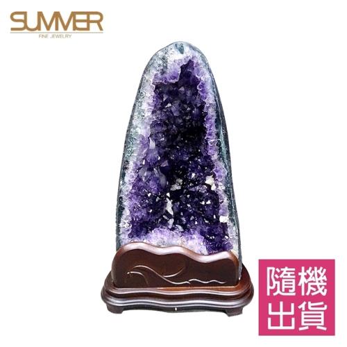 SUMMER寶石 天然巴西紫晶洞 10-15KG(隨機出貨)