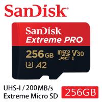 SanDisk Extreme Pro MicroSDXC UHS-I (A2/V30) 256GB 記憶卡[公司貨]