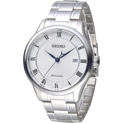 SEIKO 完美情人羅馬刻度24石自動機械錶(SRP767K1)-白/42mm