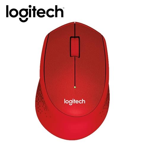 【Logitech 羅技】M331 靜音滑鼠-紅|無線/藍芽滑鼠