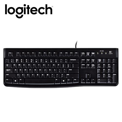 【logitech 羅技】K120 有線鍵盤|有線鍵盤