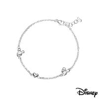 Disney迪士尼系列銀飾 相戀純銀手鍊