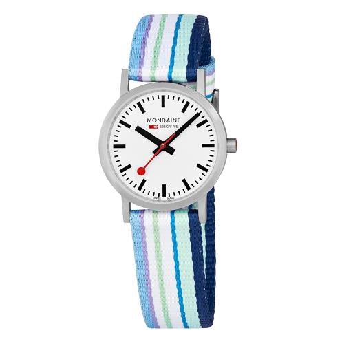 MONDAINE 瑞士國鐵 Classic系列腕錶 – 30mm / 藍 65816BP