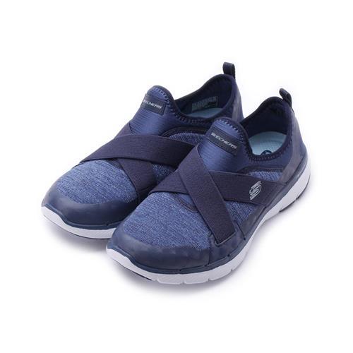 SKECHERS FLEX APPEAL 3.0 套式運動鞋 藍白 13065NVY 女鞋