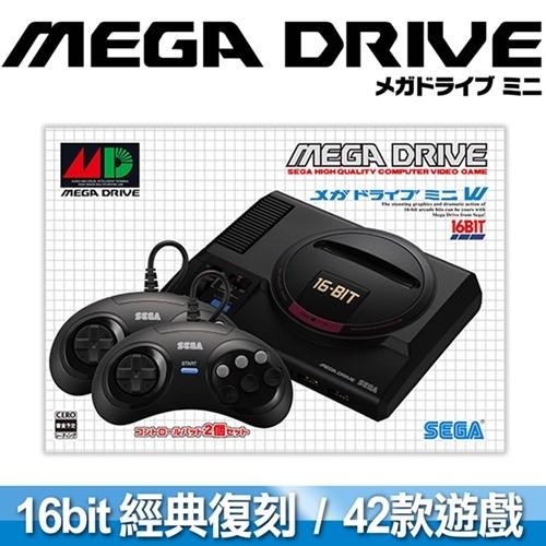 SEGA 迷你復刻 Mega Drive Mini 主機 （收錄42款經典名作）|PS4主機