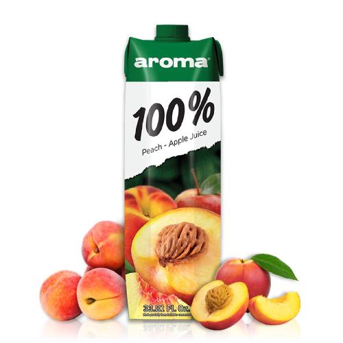 土耳其AROMA水蜜桃蘋果汁1000ml