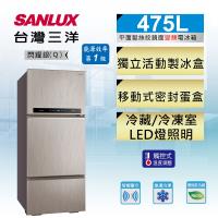 SANLUX台灣三洋 475公升一級能效變頻三門電冰箱 SR-C475CV1A