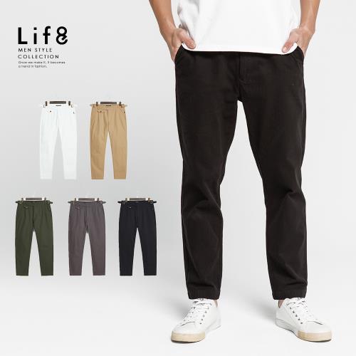 Life8-Casual 英倫型紳 紋理廓爾喀長褲-02525