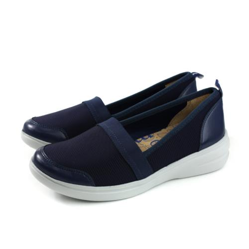 Kimo 懶人鞋 休閒鞋 女鞋 深藍色 針織 KAIWF071026 no851