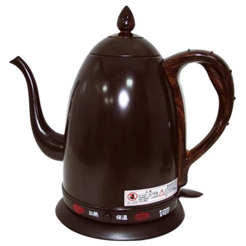 丞漢 咖啡色烤漆1.5 公升不鏽鋼電茶壺CT-170
