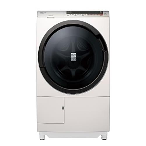 日本原裝HITACHI日立11.5公斤洗脫烘滾筒洗衣機窄版右開 BDSX115CJR