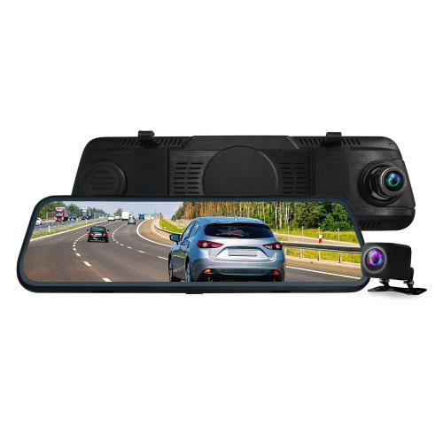 CARSCAM行車王 CR14全螢幕電子式觸控1080P後視鏡行車記錄器（贈16G）|後視鏡型