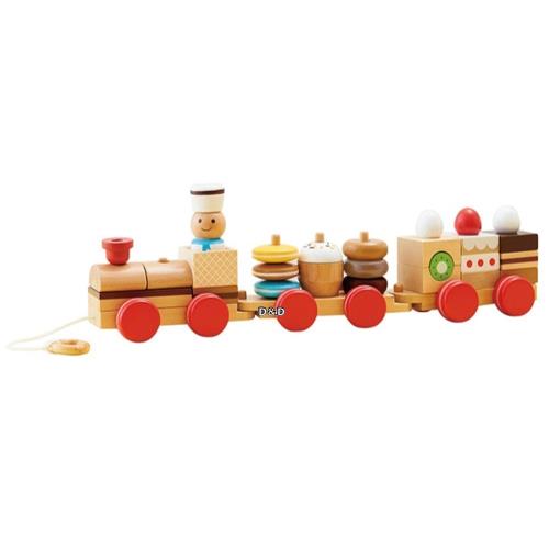 《 日本 Ed-Inter 》木玩系列 - 點心小火車