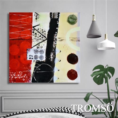 TROMSO-百勝藝術立體抽象油畫_60×60cm  W413