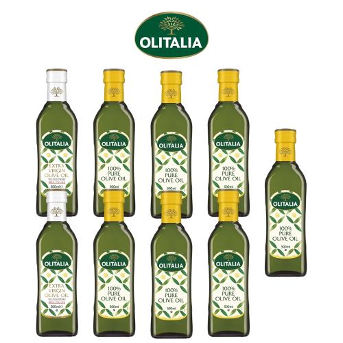 Olitalia 奧利塔 特級初榨橄欖油500ml x2罐+純橄欖油500ml x7罐