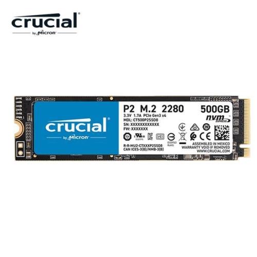 【Micron】Crucial P2 500GB ( PCIe M.2 ) SSD固態硬碟