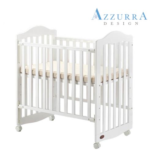 AZZURRA mini嬰兒木頭床(附贈冬夏床墊) 90x53cm 