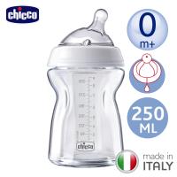 chicco-天然母感兩倍防脹玻璃奶瓶250ml(小單孔)