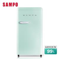 聲寶SAMPO 99公升一級能效歐風美型單門小冰箱SR-C10(E)