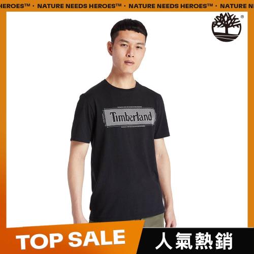Timberland 男款黑色LOGO短袖T恤A29RM001