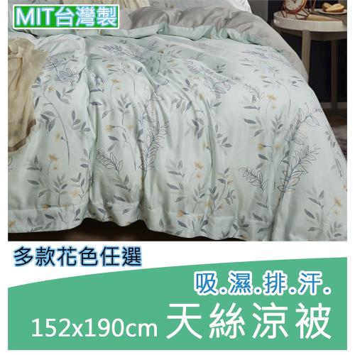棉睡三店  吸濕排汗天絲涼被 152x190cm 台灣製