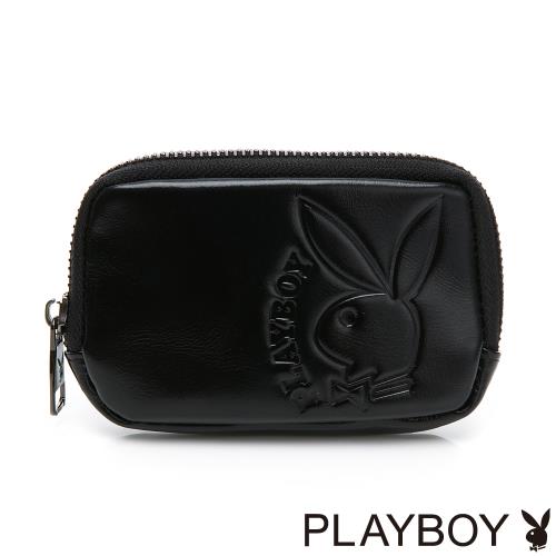 PLAYBOY- 零錢包  rabbithead系列-黑色