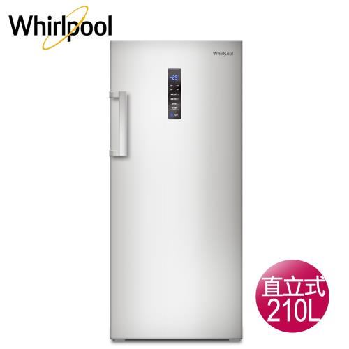 Whirlpool惠而浦 210公升直立式冷凍櫃-鈦金鋼WIFS08G