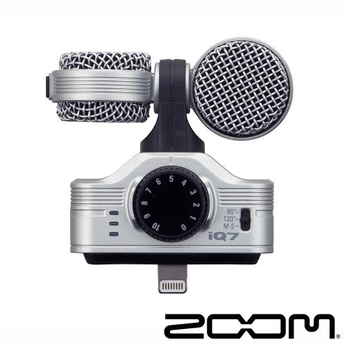 ZOOMiQ7立體聲收音麥克風│適iOSLightning-公司貨
