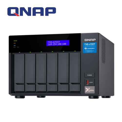 QNAP 威聯通  TVS-672XT-i3-8G 6-Bay NAS網路儲存伺服器