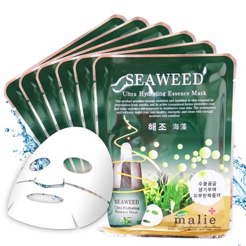 韓國 malie 海藻潤澤保濕緊緻面膜10入(20ml/片)