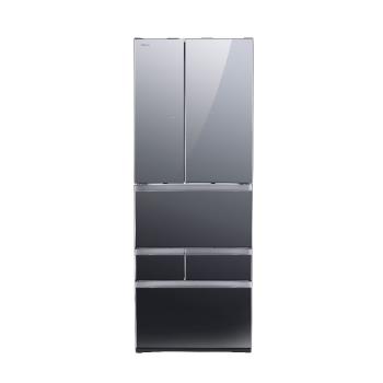 TOSHIBA東芝 601L 無邊框玻璃六門變頻電冰箱 GR-ZP600TFW(X)