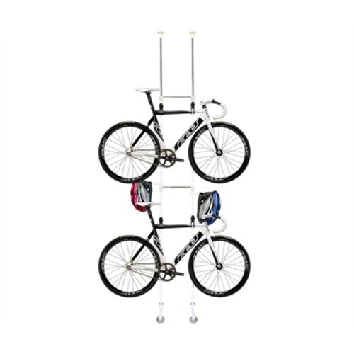 巴塞隆納─BY-02-01頂天立地自行車架 立車架 單車架 腳踏車架防刮 可掛2台單車