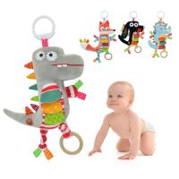嬰兒安撫玩具動物音樂拉鈴 推車玩偶床挂寶寶玩偶