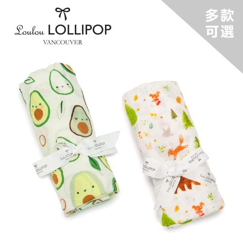 Loulou lollipop加拿大竹纖維透氣包巾(主題款)120x120cm-多款任選