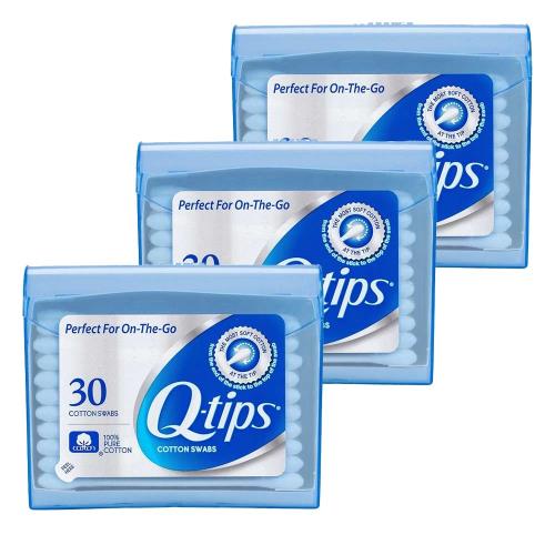 【美式賣場】Q-Tips 棉花棒 3 盒 (每盒30支)
