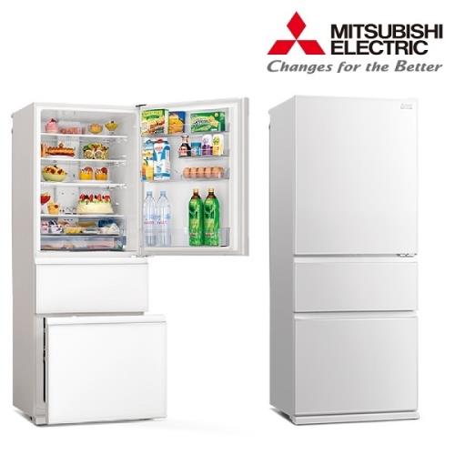 MITSUBISH 三菱 450公升一級能變頻玻璃鏡面三門冰箱 MR-CGX45EP-GWH-
