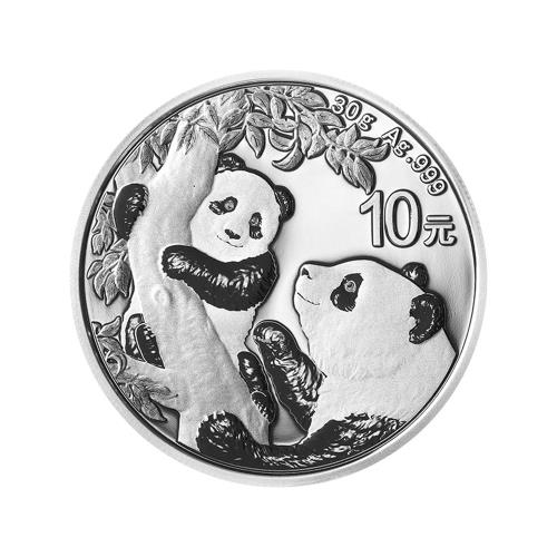 【台灣大洋金幣】2021 熊貓30克紀念銀幣 