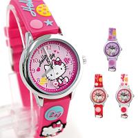 Hello Kitty KT013 閃耀星星立體Kitty貓圖案可愛手錶