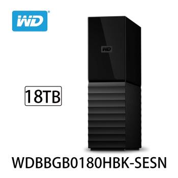 WD威騰 My Book 18TB 3.5吋 外接硬碟 WDBBGB0180HBK-SESN