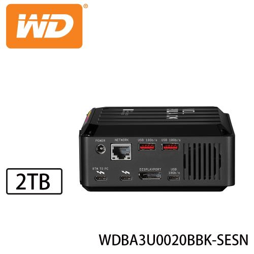 WD威騰 BLACK D50 GAME DOCK SSD 2TB BLACK外接式硬碟 WDBA3U0020BBK-SESN