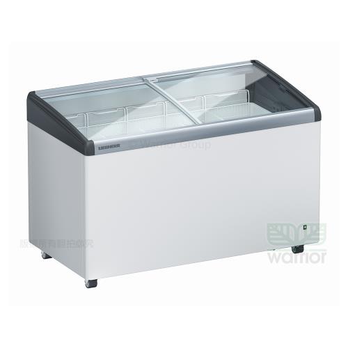 德國利勃LIEBHERR 6尺3 弧型玻璃推拉冷凍櫃408L (EFI-5653)附LED燈 220V