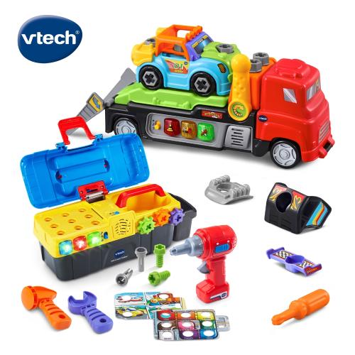 【Vtech】DIY創意賽車工程學習旗艦組(工程師養成玩具推薦)