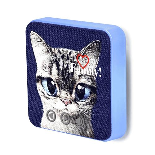 【ALUCKY】自發電無線音樂門鈴 藍貓 G030017-E-3