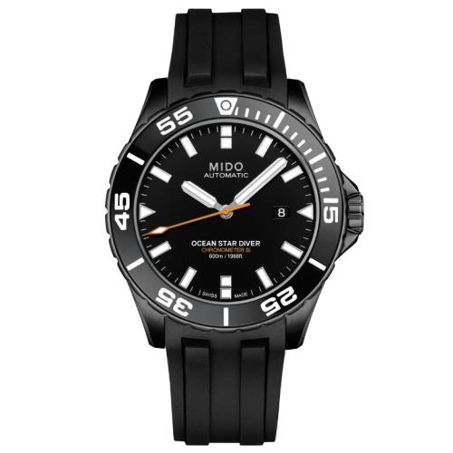MIDO美度 OceanStar海洋之星天文台認證600米潛水機械腕錶 M0266083705100/43.50mm
