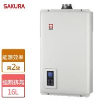 【櫻花】  16L 智能恆溫熱水器 -全省安裝 DH-1670A 