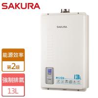 【SAKURA櫻花】 13L 數位恆溫熱水器-全省安裝 - SH-1331