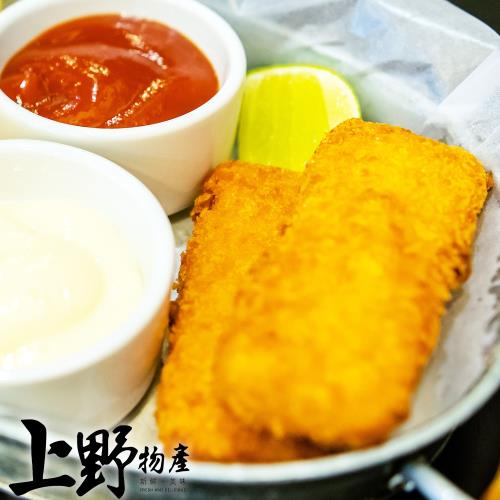 【上野物產】 東港必吃酥脆蝦餅(300g±10%/10片/包) x4包